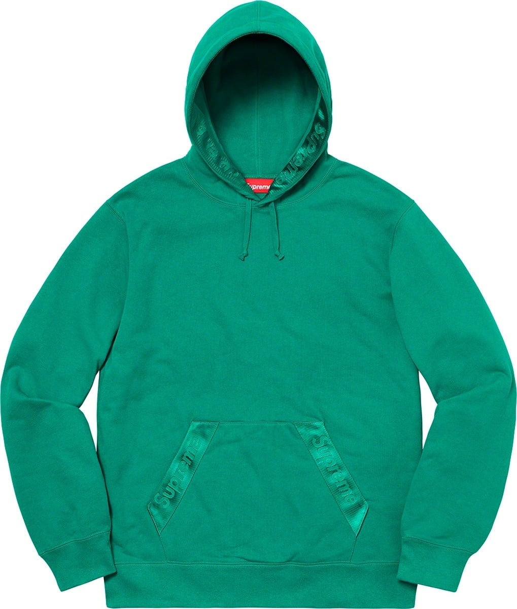 Tonal Webbing Hooded Sweatshirt